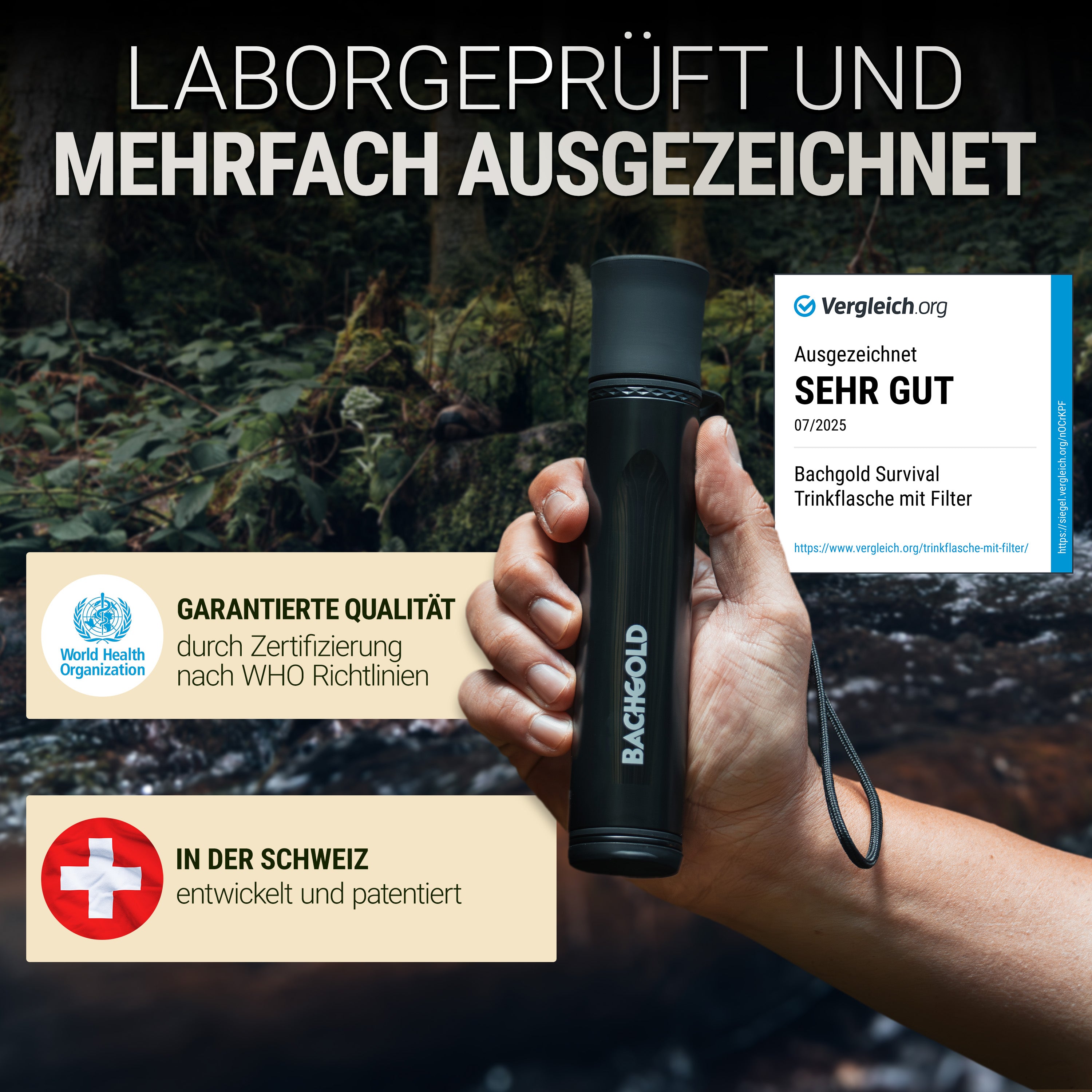 Bachgold Straw Wasserfilter Outdoor