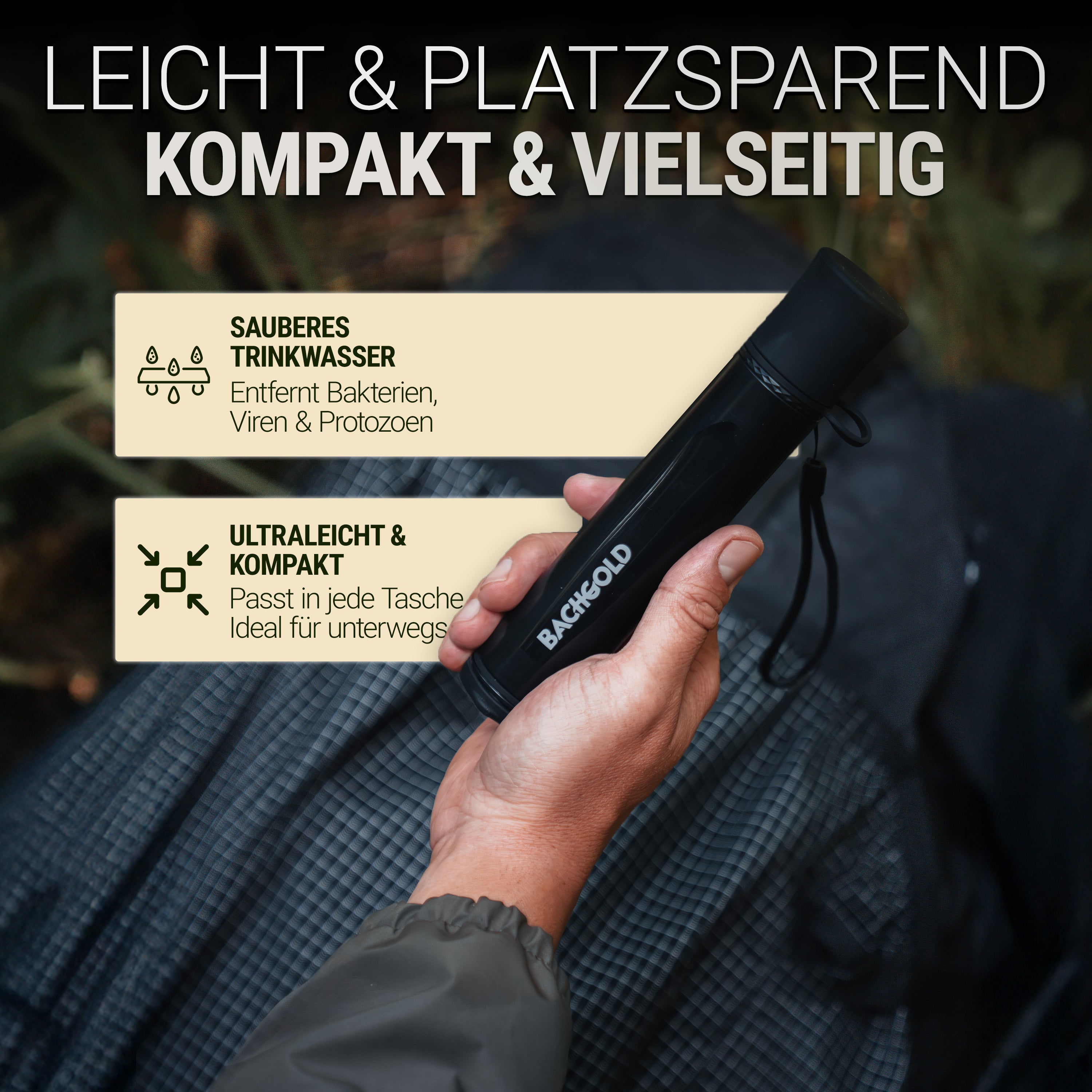 Bachgold Straw Wasserfilter Outdoor