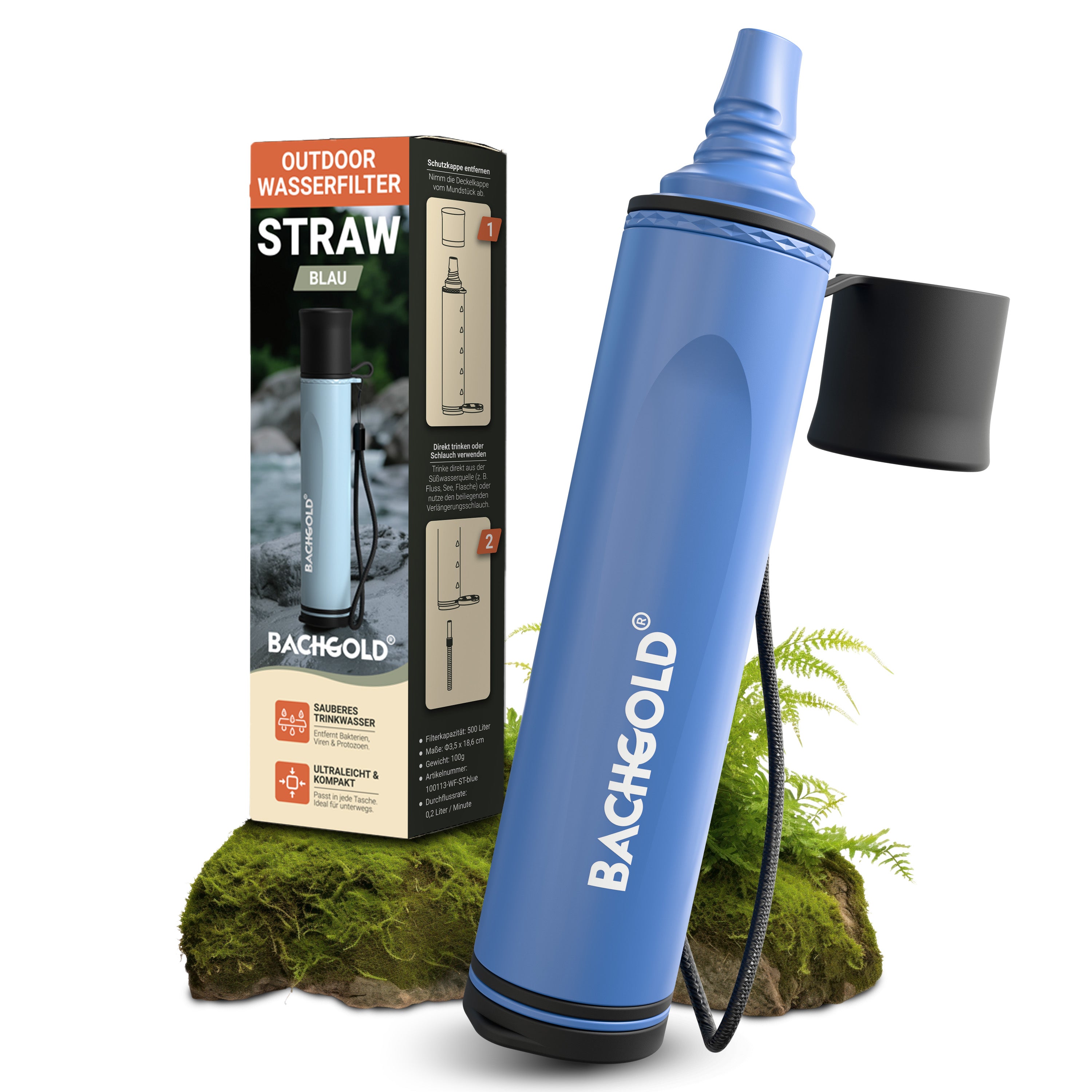 Bachgold Straw Wasserfilter Outdoor