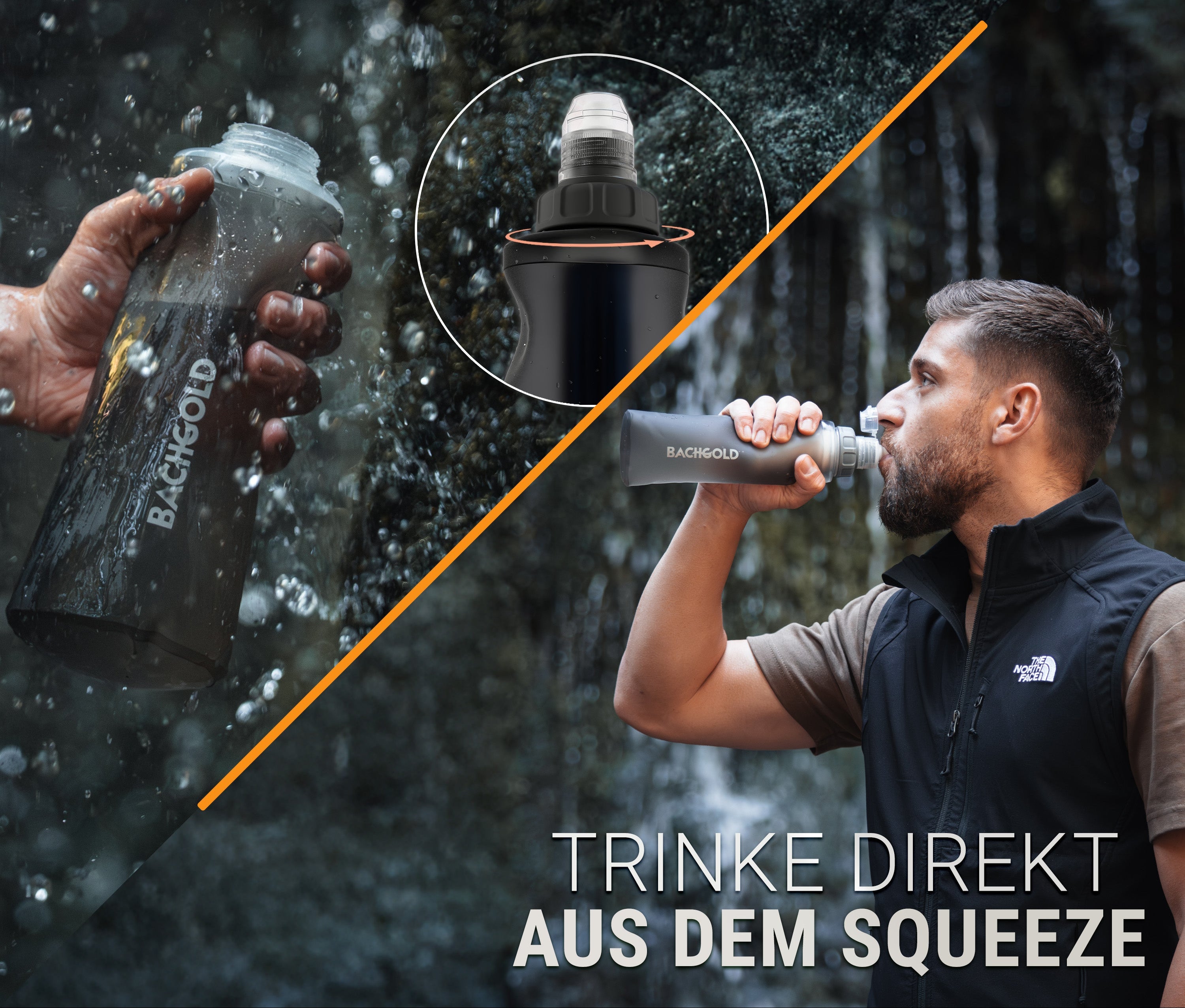 Bachgold® Squeeze Wasserfilter Outdoor