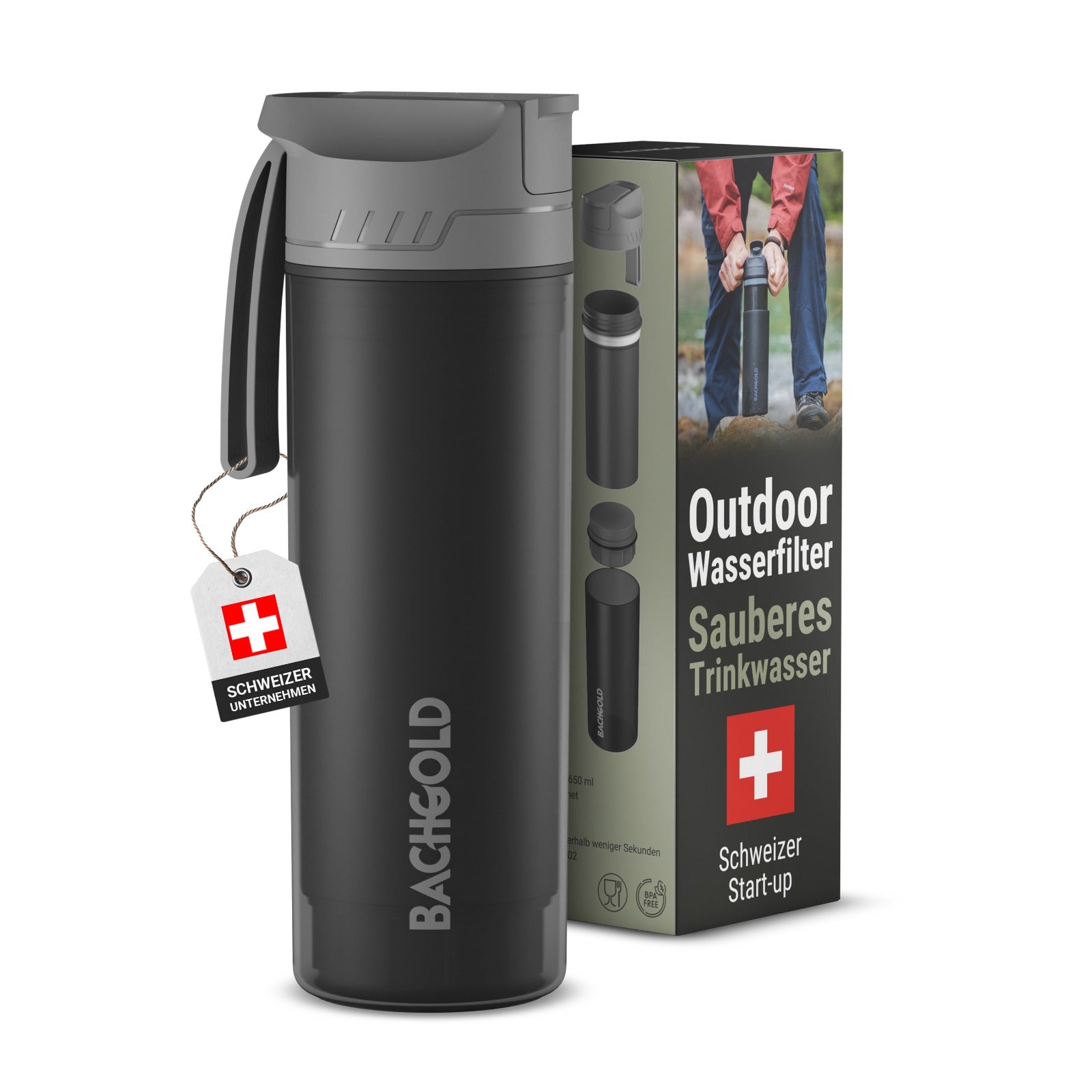 Bachgold® Selfpress Wasserfilter