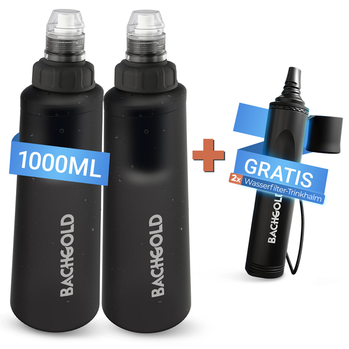 Bachgold Travel Set (Squeeze + Straw)