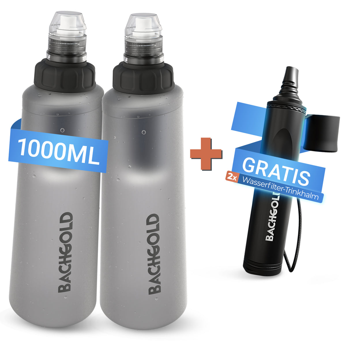 Bachgold Travel Set (Squeeze + Straw)