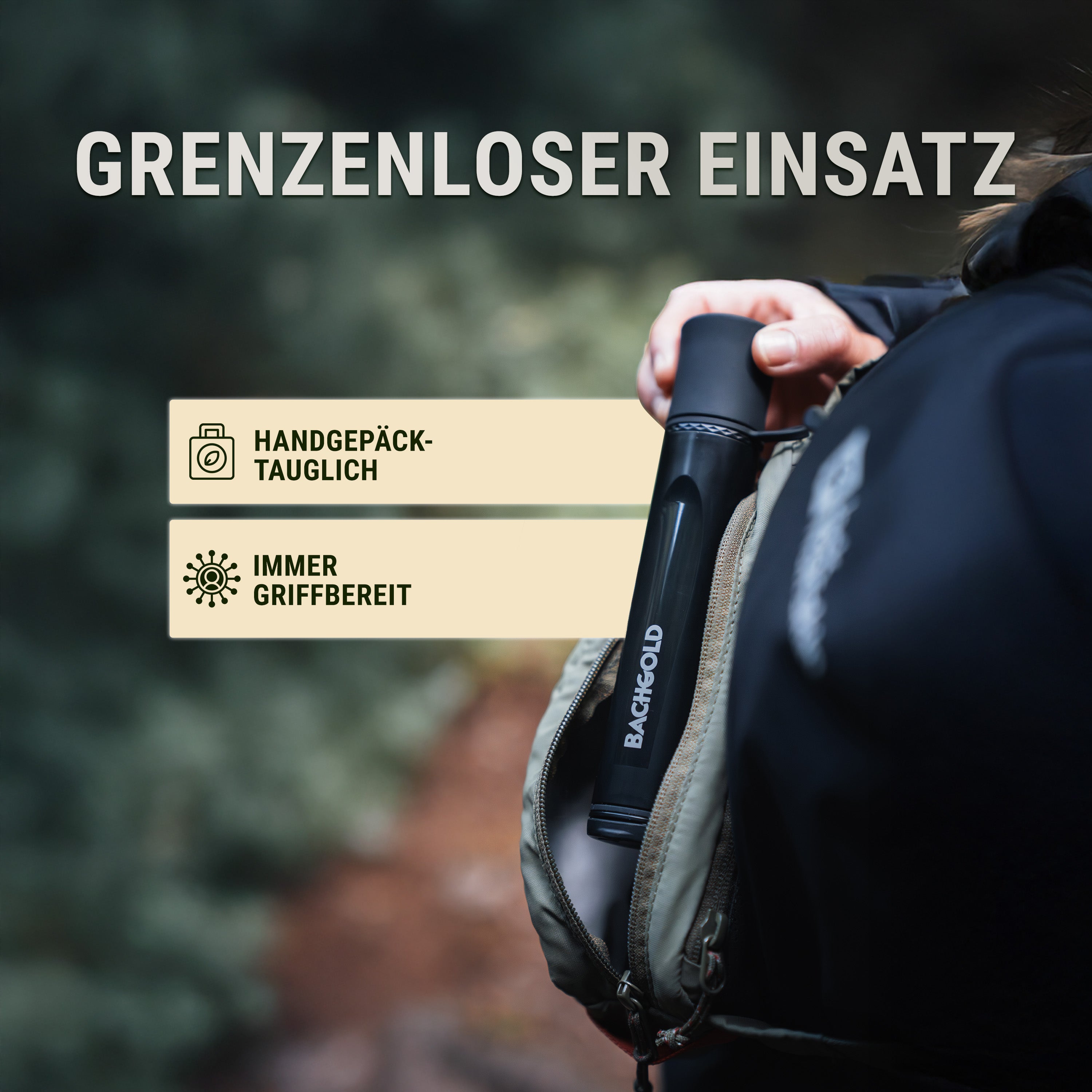 Bachgold Straw Wasserfilter Outdoor