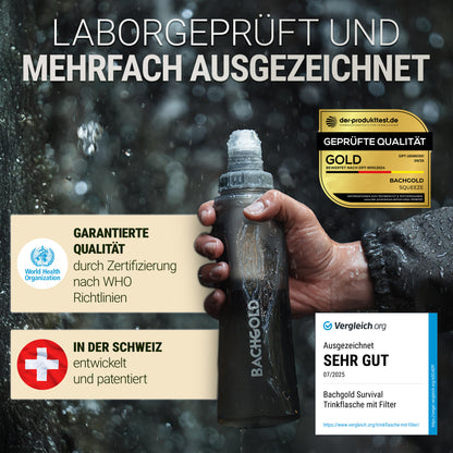 Bachgold® Squeeze Wasserfilter Outdoor