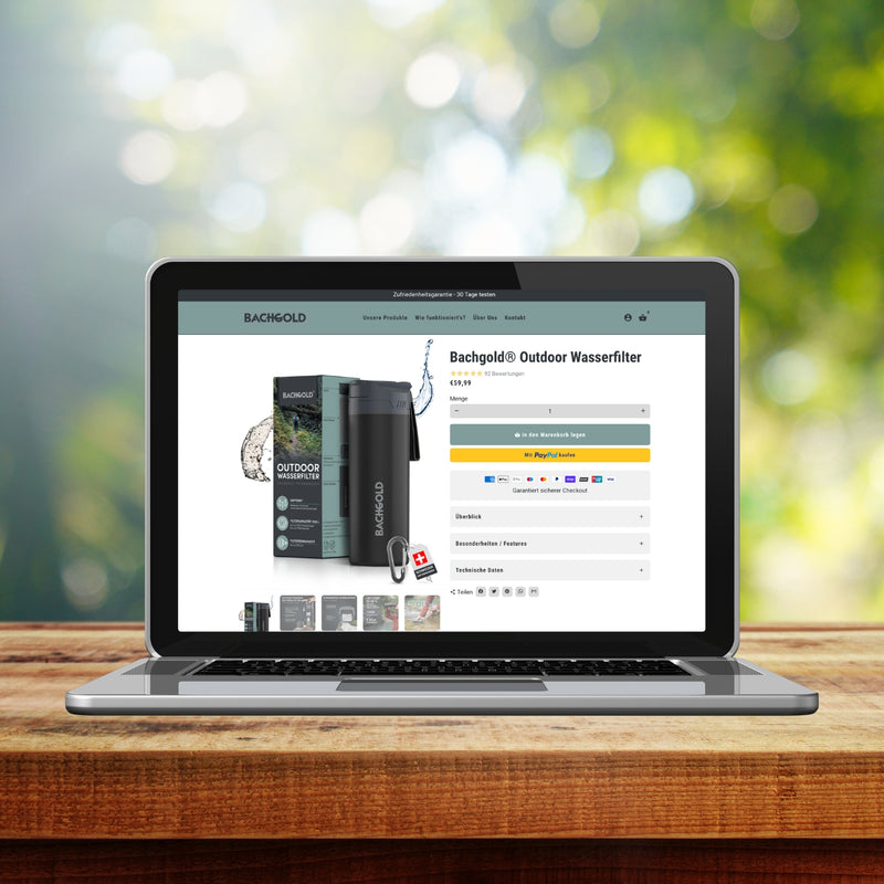 Eröffnung des Bachgold-Onlineshops